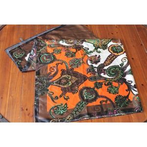 MOSI Scarf Large Square Women’s Size 35x35 Orange/Brown. *BEAUTIFUL